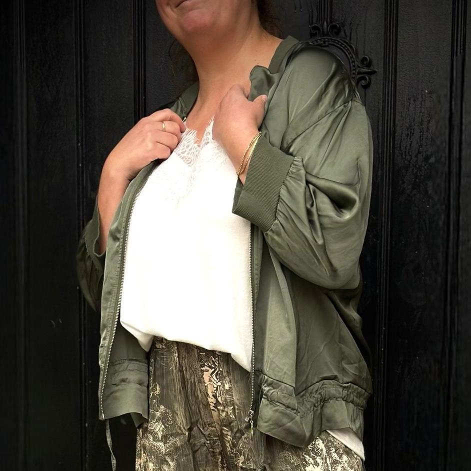 Veste mi-saison kaki
