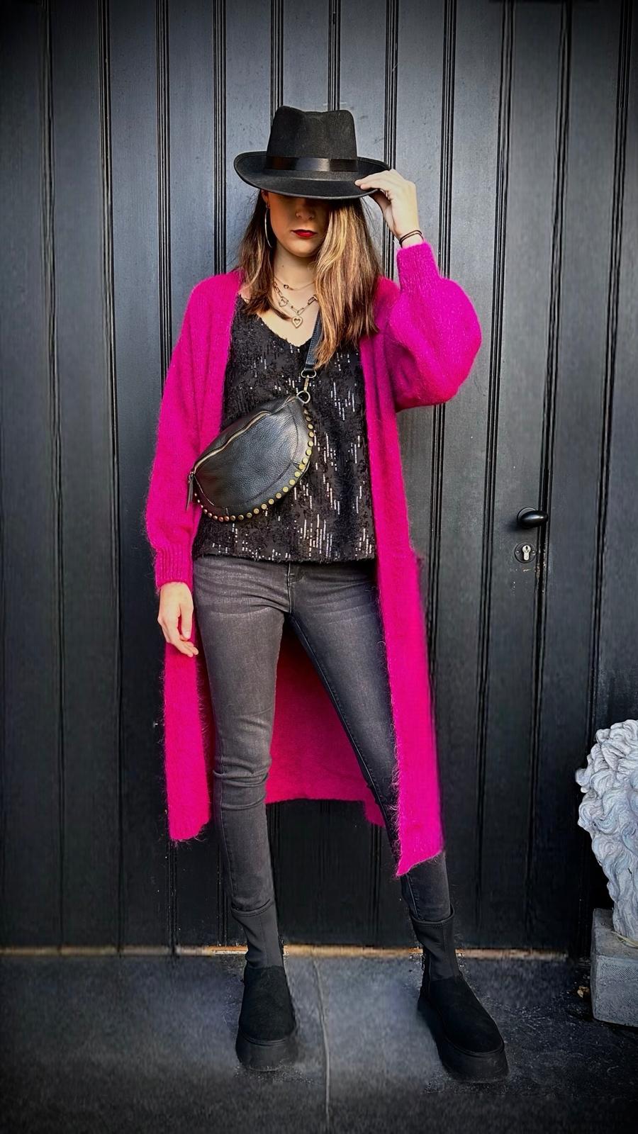 Gilet long girly