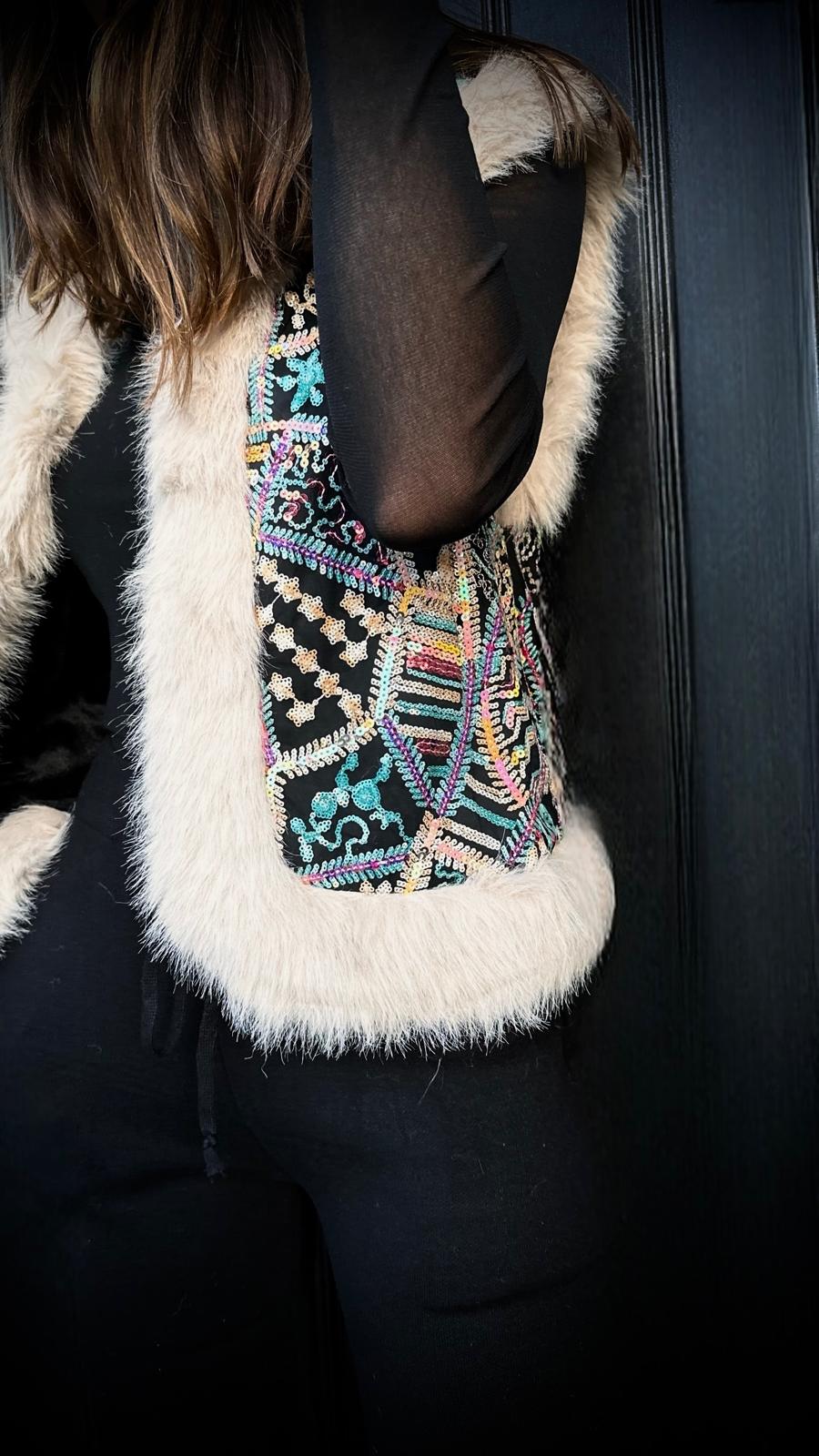 Gilet Bohème sans manches