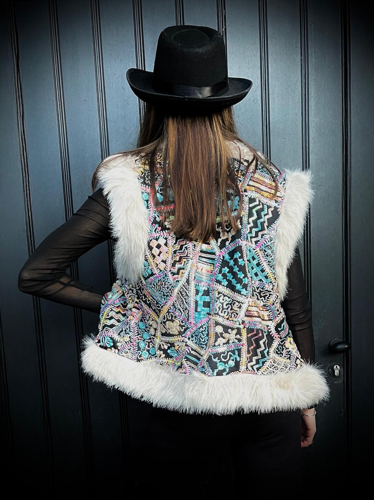 Gilet Bohème sans manches