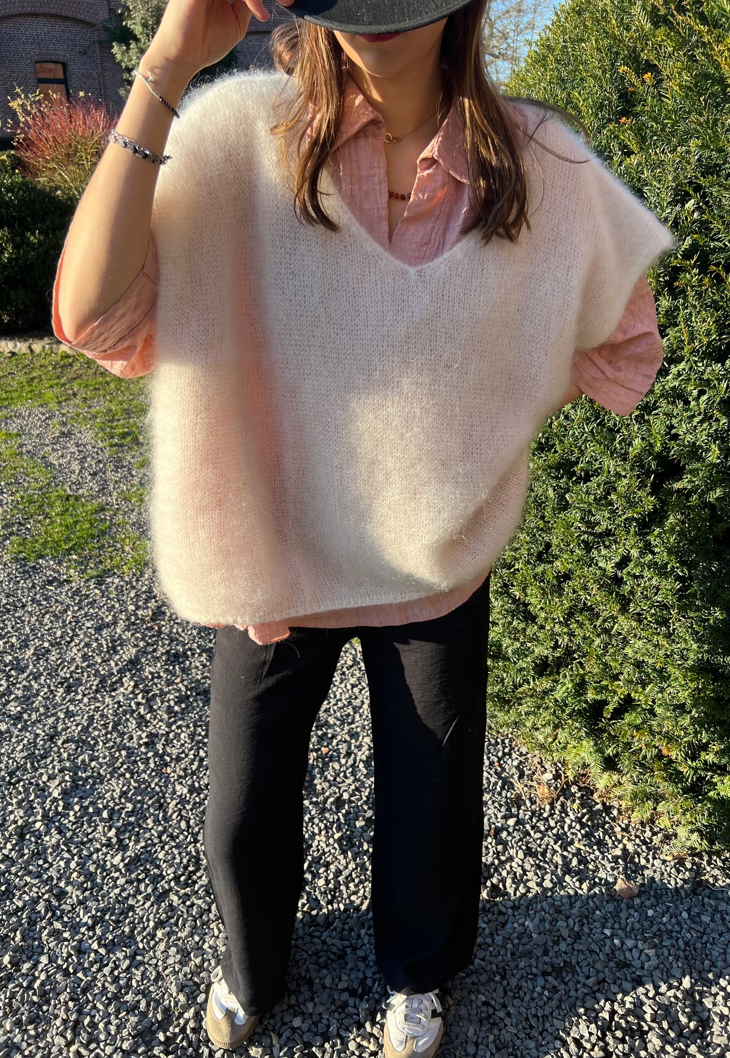 Pull sans manche